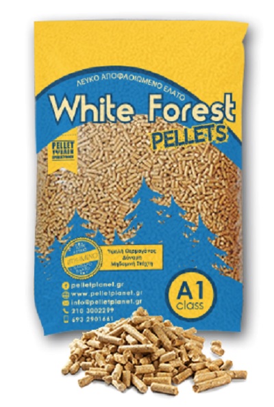 White forest pellet